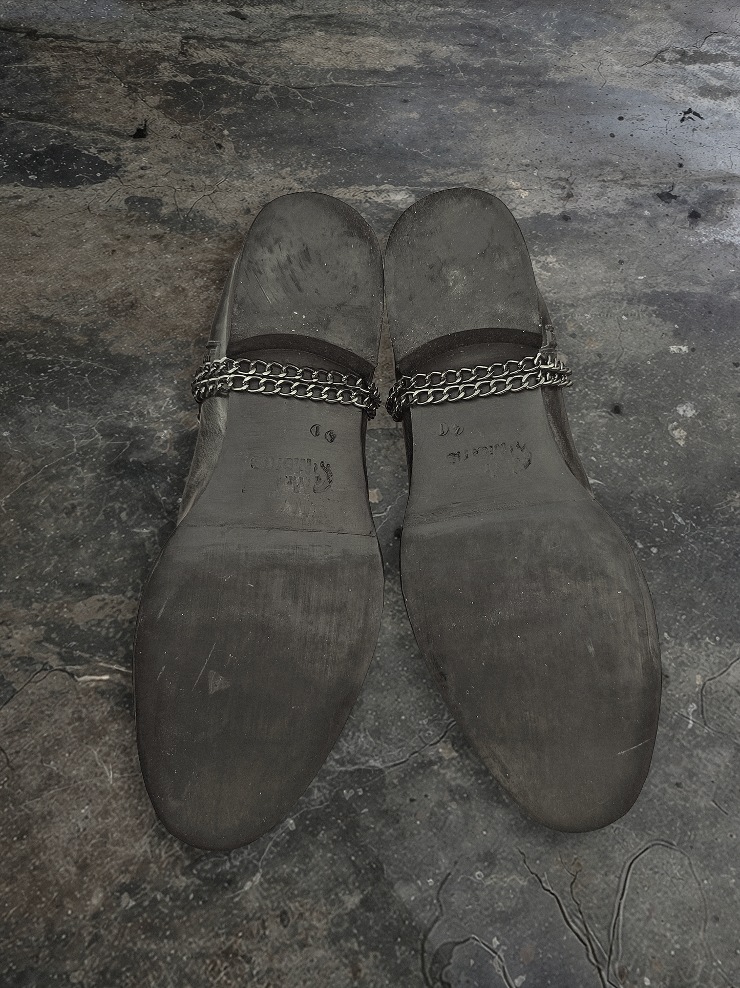 Botas arnés plateadas (42)