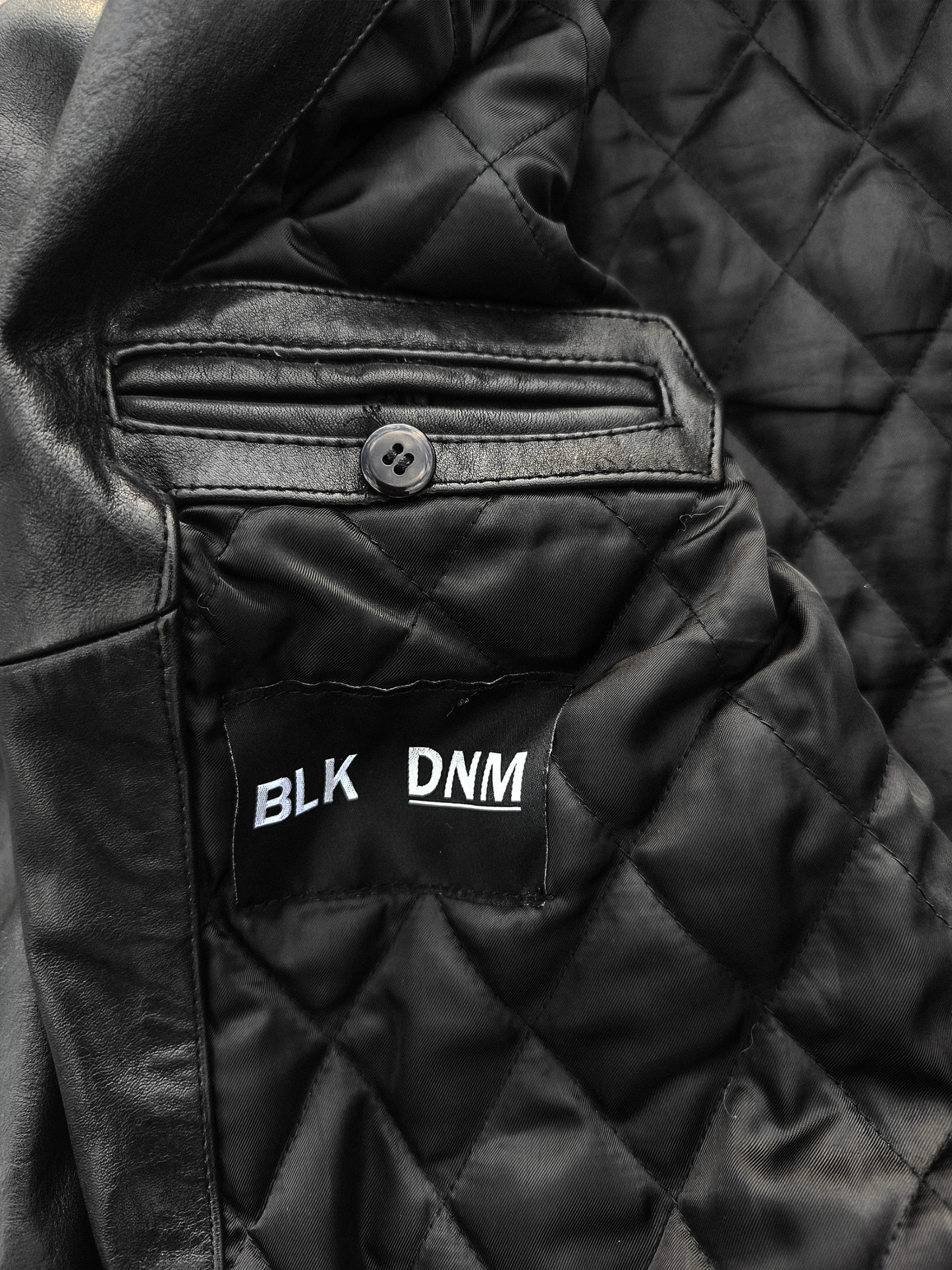 Chaqueta de cuero de motociclista (Hombre)